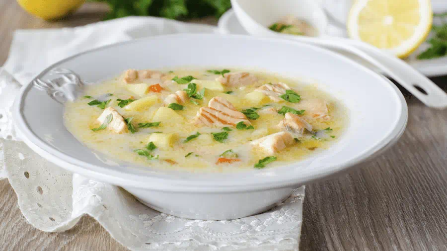 recipe image SOPA DE PESCADO AMURALLADA